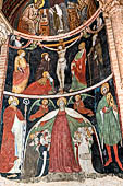 Parma, il battistero. Interni: affresco di anonimo (XV sec). 